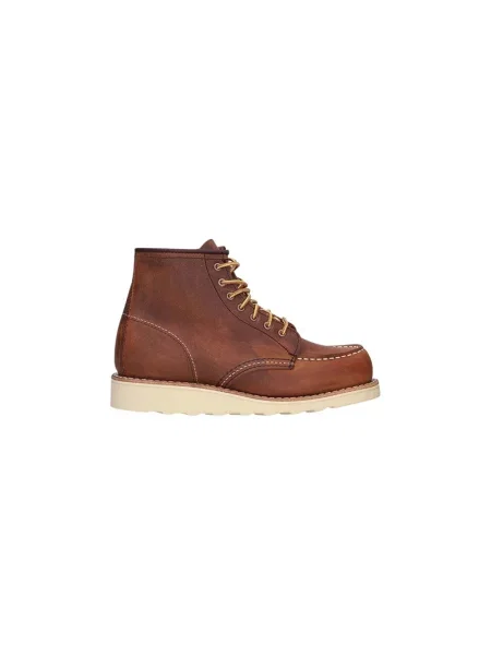 Botki Red Wing Shoes skórzane klasyczne czerwone