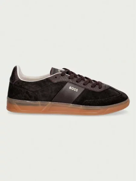 Sneakers BOSS Brenta închis maro