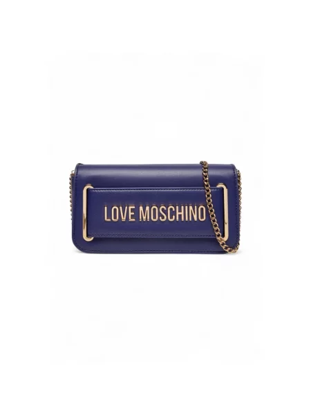 Torebka crossbody Love Moschino niebieska