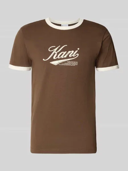 T-shirt z nadrukiem z logo i okrągłym dekoltem Karl Kani