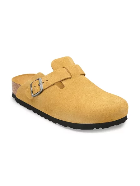 Замшевые мюли Birkenstock