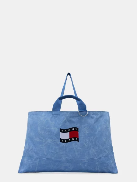 Tommy Jeans torebka tote niebieska