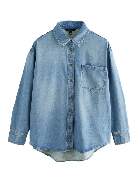 Next Bluză deschis albastru