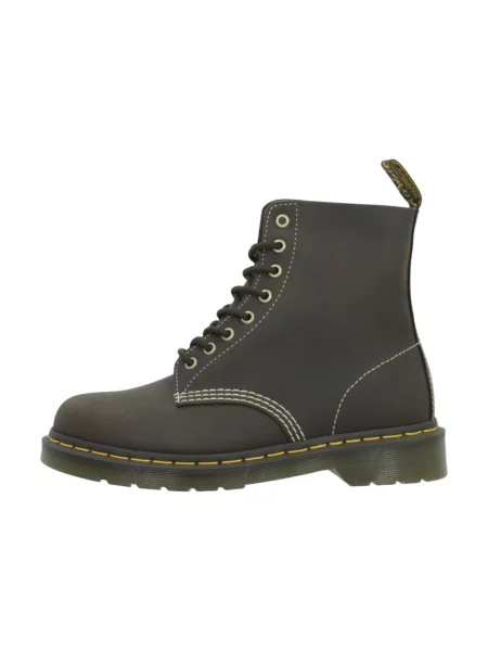 Botki Dr. Martens skórzane brązowe