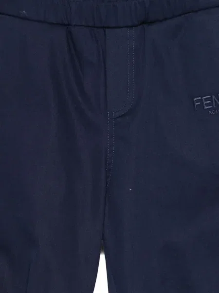 Spodnie dziecięce Fendi niebieskie