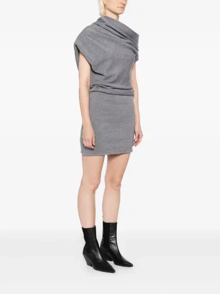 Rochie mini Staud de costum gri