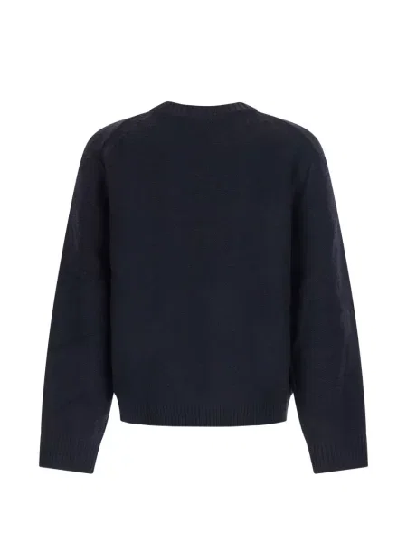 Pulover Calvin Klein cu autograf albastru