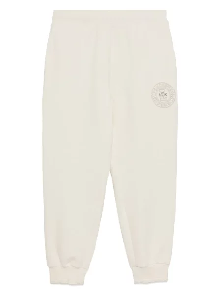 Pantaloni de trening Lacoste cu broderie
