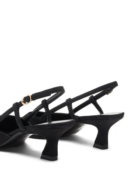 Pantofi cu toc Stuart Weitzman slingback negru