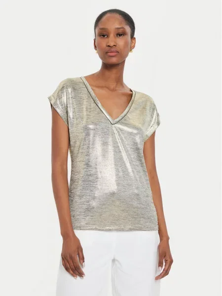 Morgan T-Shirt Złoty