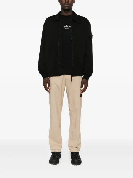 Pantaloni Stone Island cu strasuri