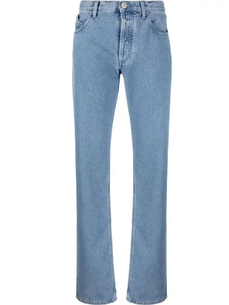 Blugi boyfriend The Attico albastru