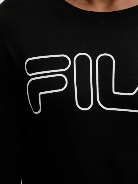 Пижама Fila с принтом черная