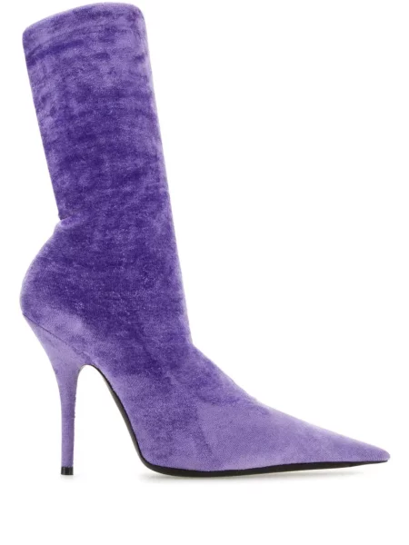 Cizme scurte Balenciaga violet