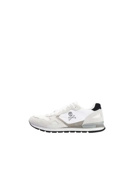 Scalpers Tenisky Nubryan šedá / černá bílá