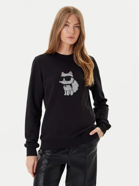 KARL LAGERFELD Суитшърт черен