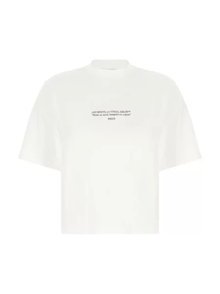 Koszulka Off-white z krótkim rękawem biała