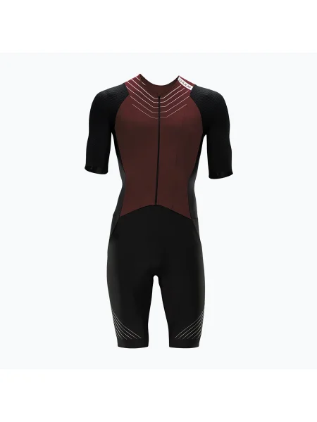 Costum de ciclism pentru bărbați HUUB Pinnacle Tri Suit clay