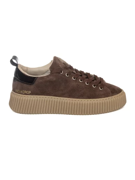 Sneakersy Ama Brand brązowe