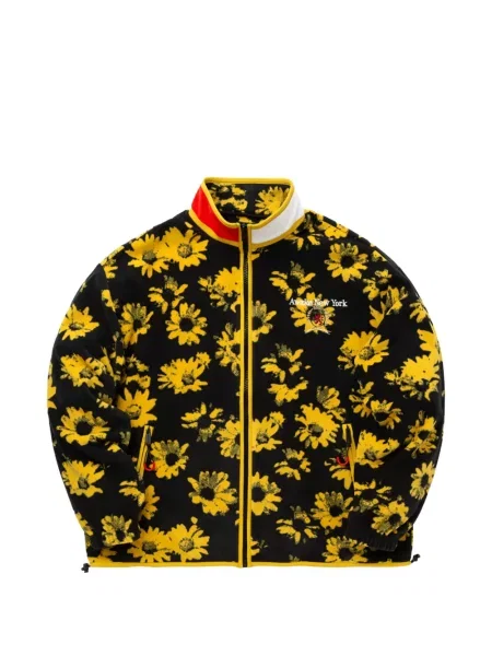 Geacă Awake Ny din fleece cu imagine negru
