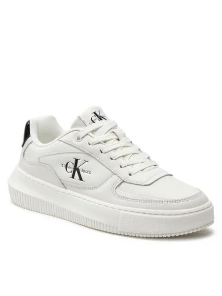 Teniși Calvin Klein Jeans chunky alb