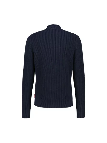 Sweter z golfem Joop! niebieski