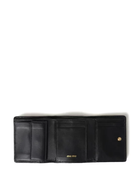 Portofel Miu Miu din piele negru
