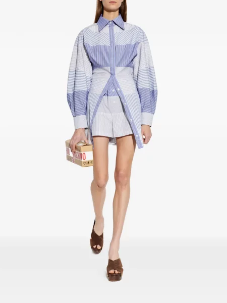 Rochie tip cămașă Moschino albastru