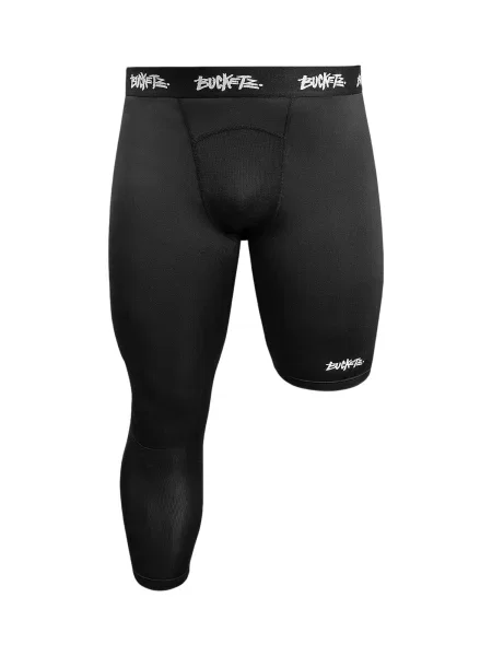 Bucketz Športne hlače New School Right Tight črna bela