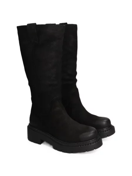 Cizme Ash din piele de căprioară negru