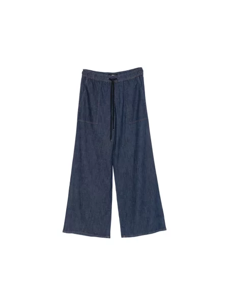 Szerokie jeansy 7 For All Mankind niebieskie
