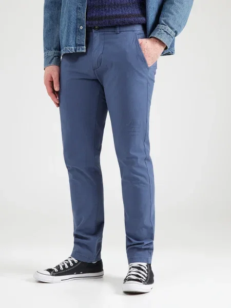 Lindbergh Chino nohavice Superflex zafírová
