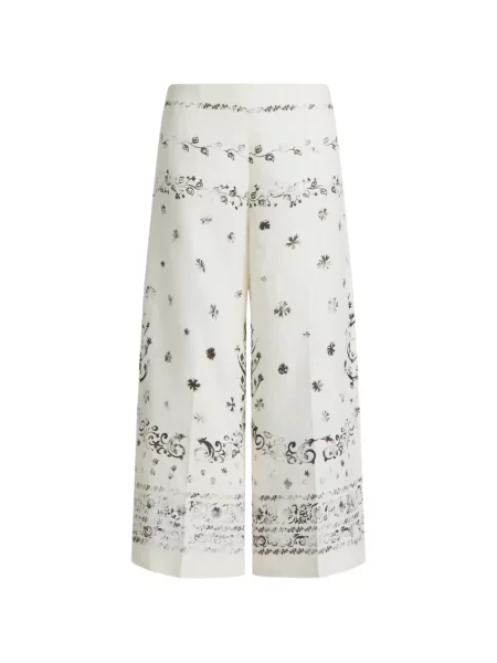 Pantaloni Alberta Ferretti cu model floral cu imagine