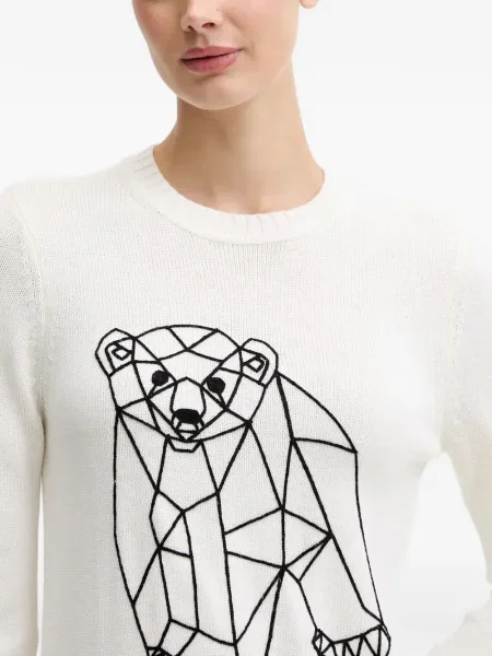 Pulover Ea7 Emporio Armani de lână alb