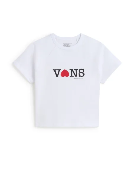 VANS Tričko Souvenir červená / černá bílá