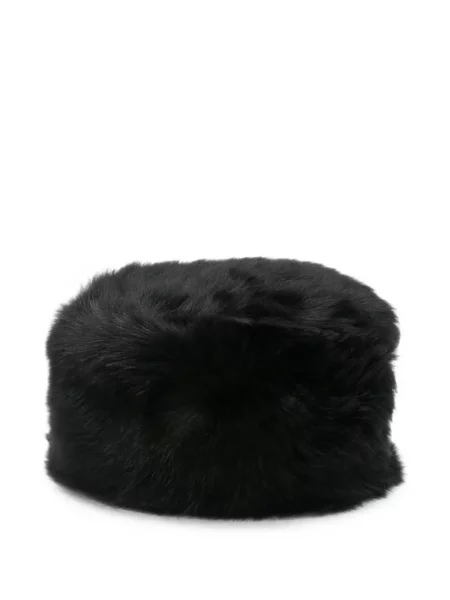 Căciulă Agnona cu blană negru