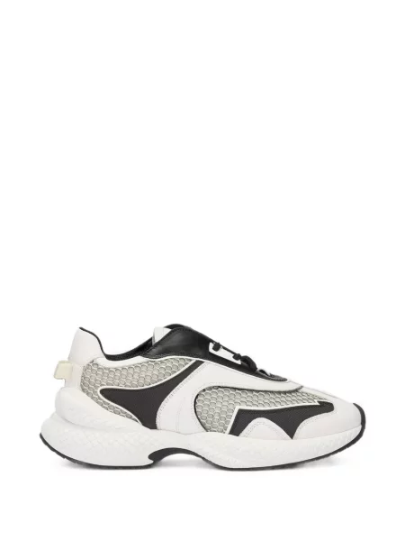 Sneakerși Roberto Cavalli plasă alb