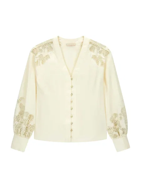 GUESS Bluza SONIA svetlo bež