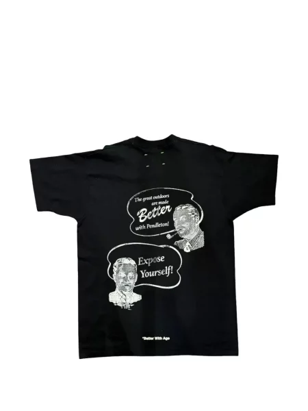 Tricou Better With Age cu imagine negru