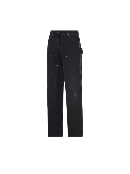 Jeansy Golden Goose z przetarciami czarne
