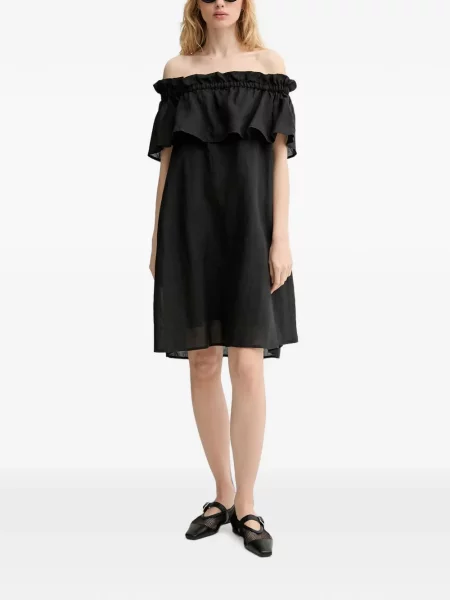 Rochie mini Marc O'polo cu umerii deschiși negru