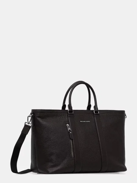 Шкіряна сумка Michael Kors коричневий