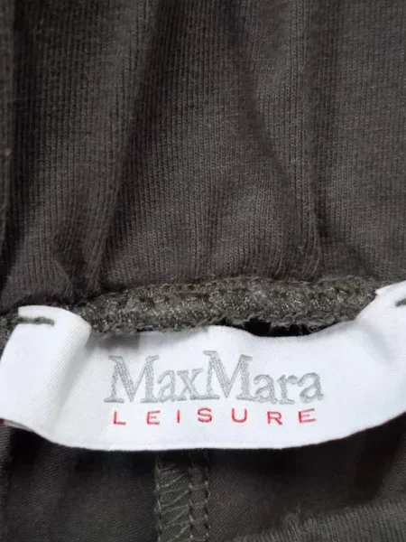 Pantaloni Max Mara Leisure gri