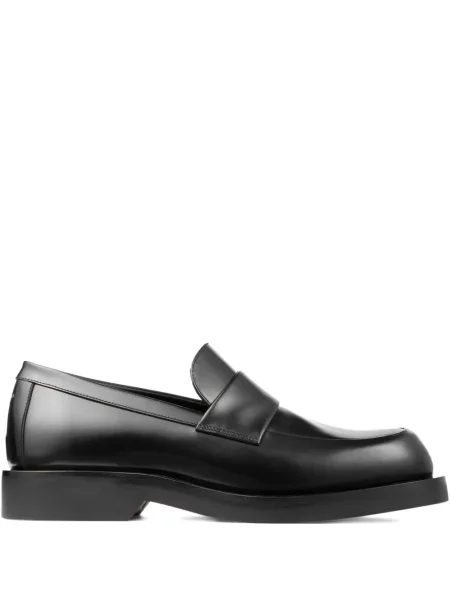 Pantofi loafer Jimmy Choo din piele negru