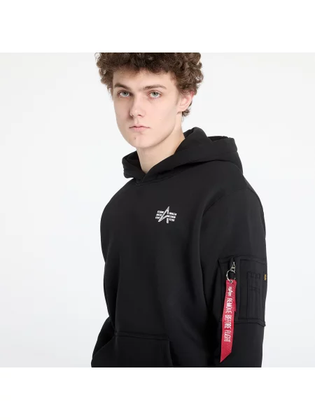 Bluza z kapturem Alpha Industries Inc. czarna
