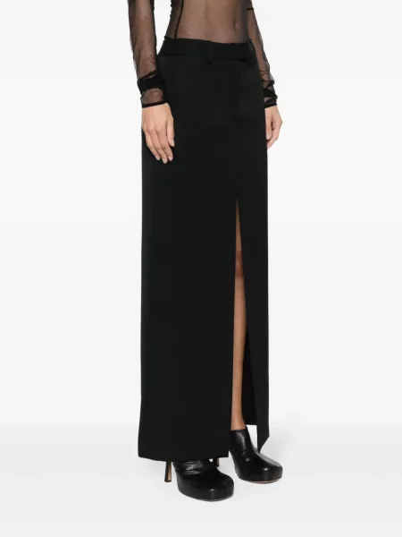 Midi sukňa Modes Garments čierna