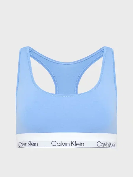 Без підкладки бюстгальтер Calvin Klein блакитний