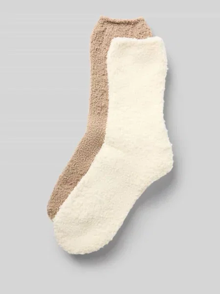 Skarpety z elastycznym pasem model ‘Socks cosy sustainable’ w zestawie 2 szt. Camano