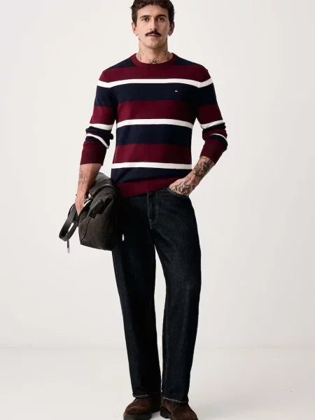 Pulover Tommy Hilfiger roșu