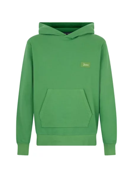 Hanorac cu glugă Herno cu glugă cu autograf verde